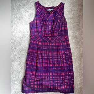 Merona Purple Plaid Sleeveless Dress
